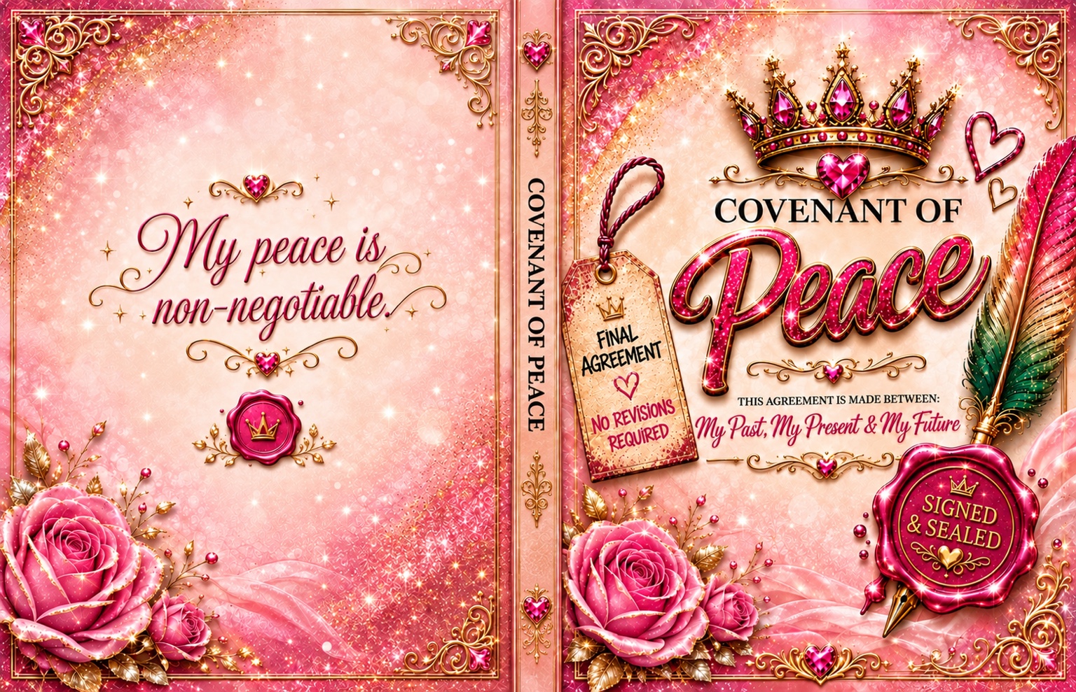 Covenant of Peace notebook front cover